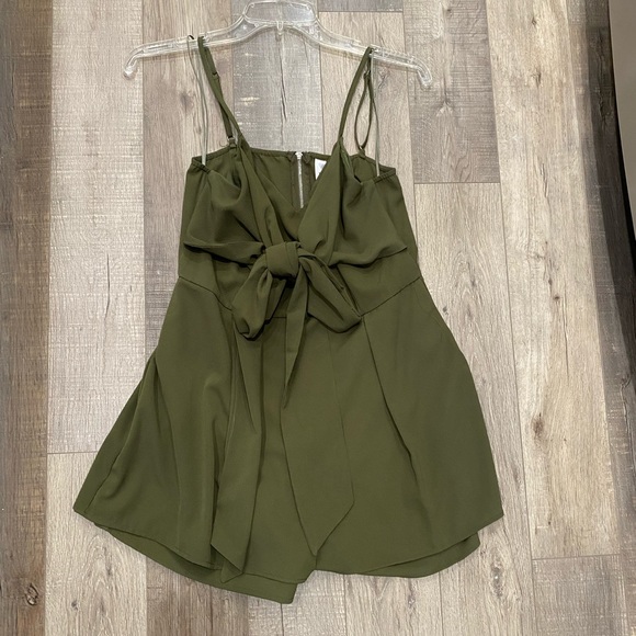 Blue Blush Pants - Army green romper